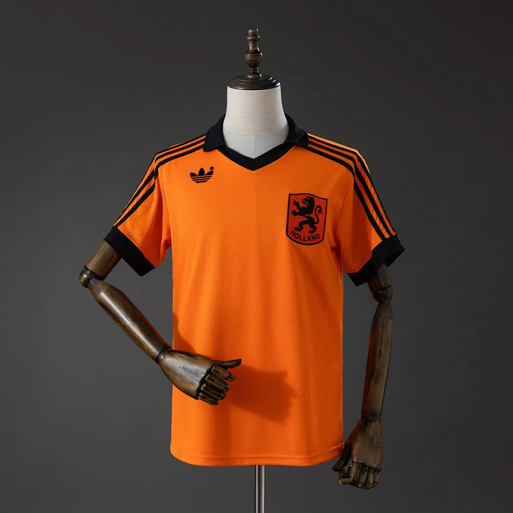 Maillot Domicile Pays-Bas 1978/1980 Rétro AAA qualité fan — main view