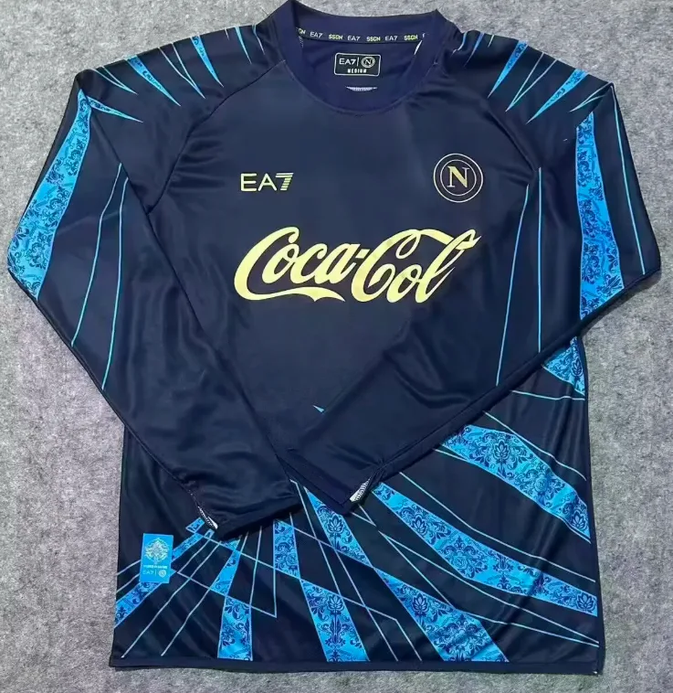 2026/2027 Long Sleeve Napoli Pre-Match Football Jersey   — main view