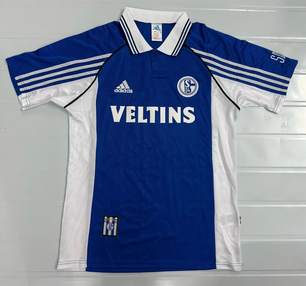 Camisa de Futebol Retro Schalke 04 Casa 1998/2000   — main view