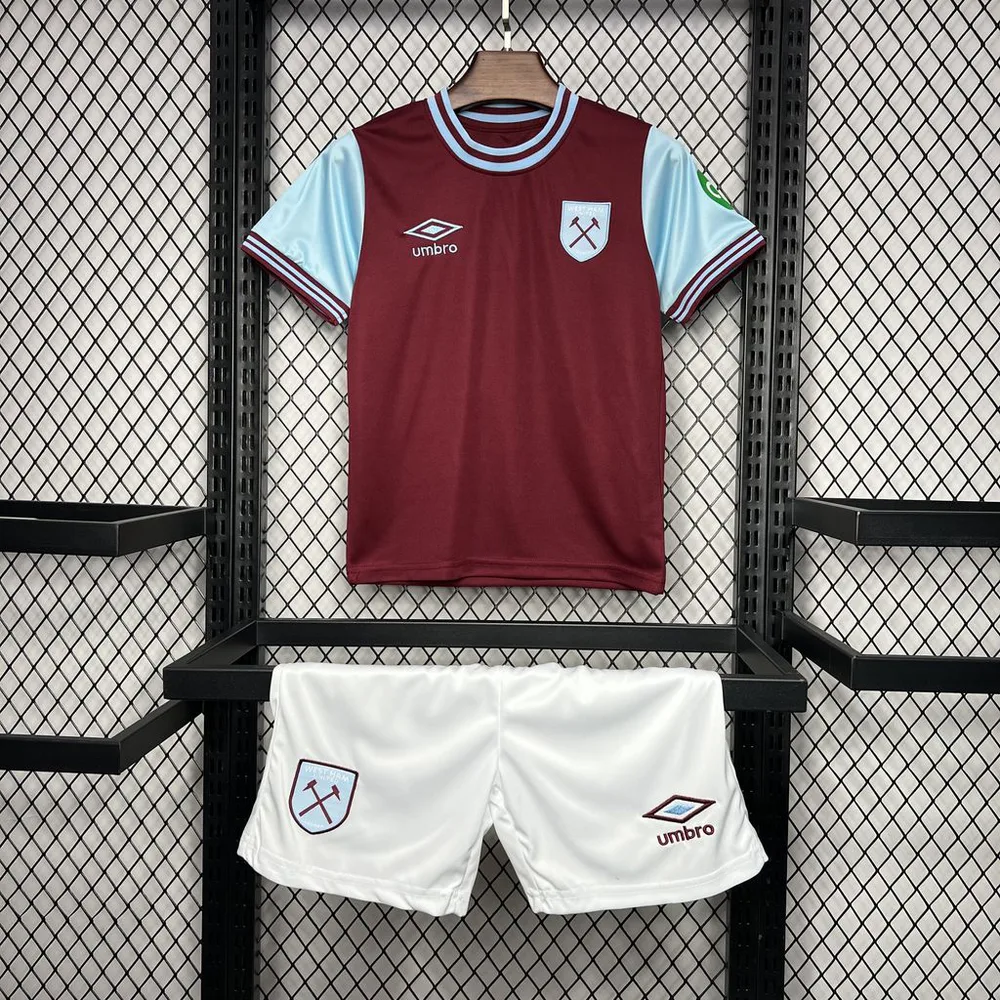 2024/2025 Maillot Domicile West Ham United Football  Taille Enfant — main view