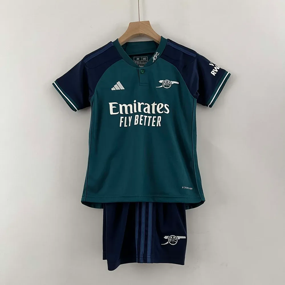 Camiseta de fútbol infantil 2023/2024 Arsenal Tercera Visitante — main view