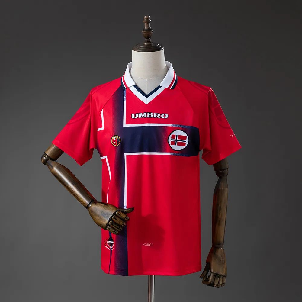 1997/1998 Retro Norwegen Heimtrikot AAA Fan-Qualität — main view