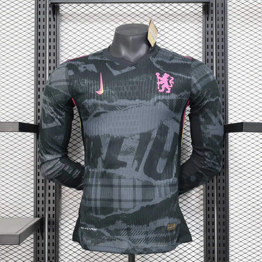 2024/2025 Langarm Chelsea Drittes Auswärts-Fußballtrikot Spielerversion  — main view