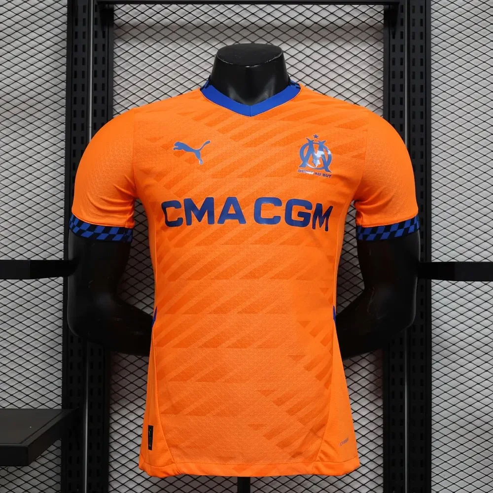 2024/2025 Spielerversion Olympique de Marseille Drittauswärtstrikot  — main view