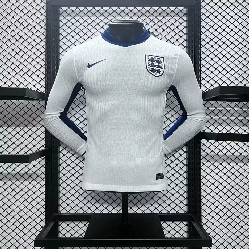 Camisa de Futebol Manga Longa Versão Jogador Inglaterra Casa 2024-2025 — main view
