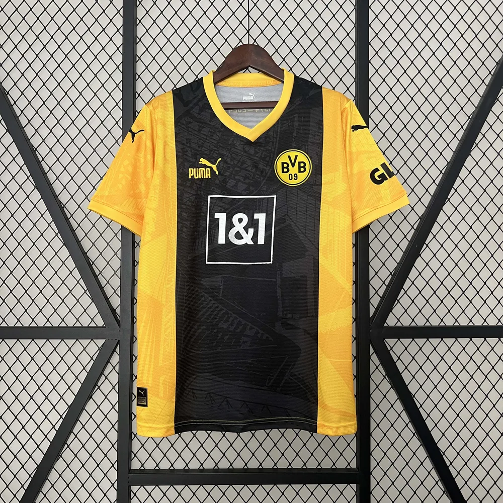 2023-2024 Dortmund Blackout Special Edition Football Shirt — main view