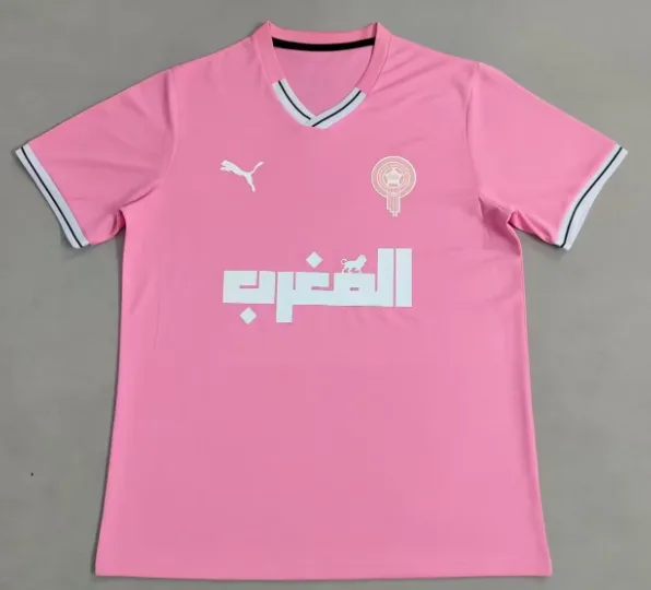 2025/2026 Conjunto de Treino Rosa Marrocos Camisa de Futebol  — main view