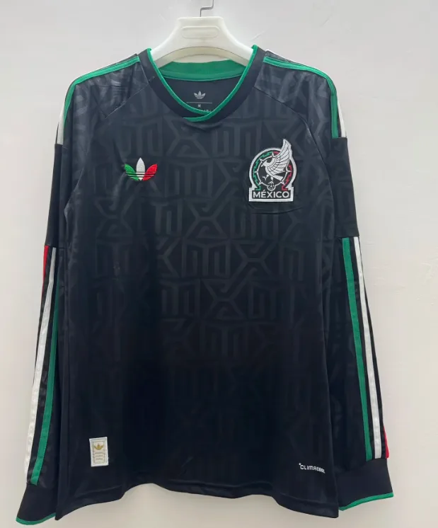 2025/2026 Long Sleeves Mexico Training clothes 01 Football Jersey  — main view