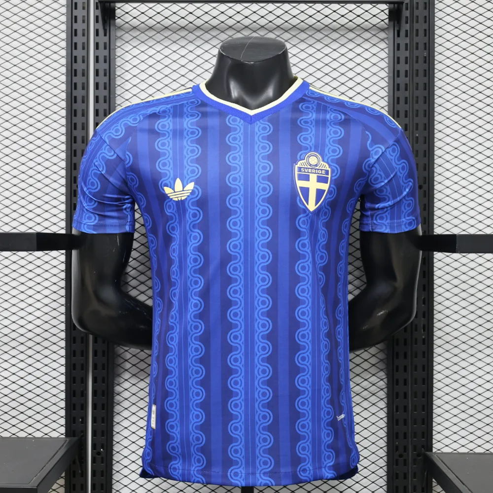 2026 Version Joueur Maillot Extérieur Équipe Nationale Suède Football   — main view