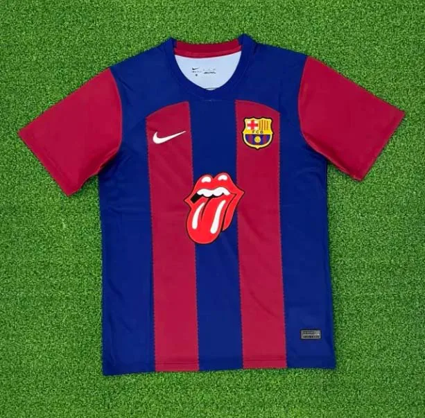 2023/2024 Barcelona The Rolling Stones Limited Edition Football Shirt  — main view
