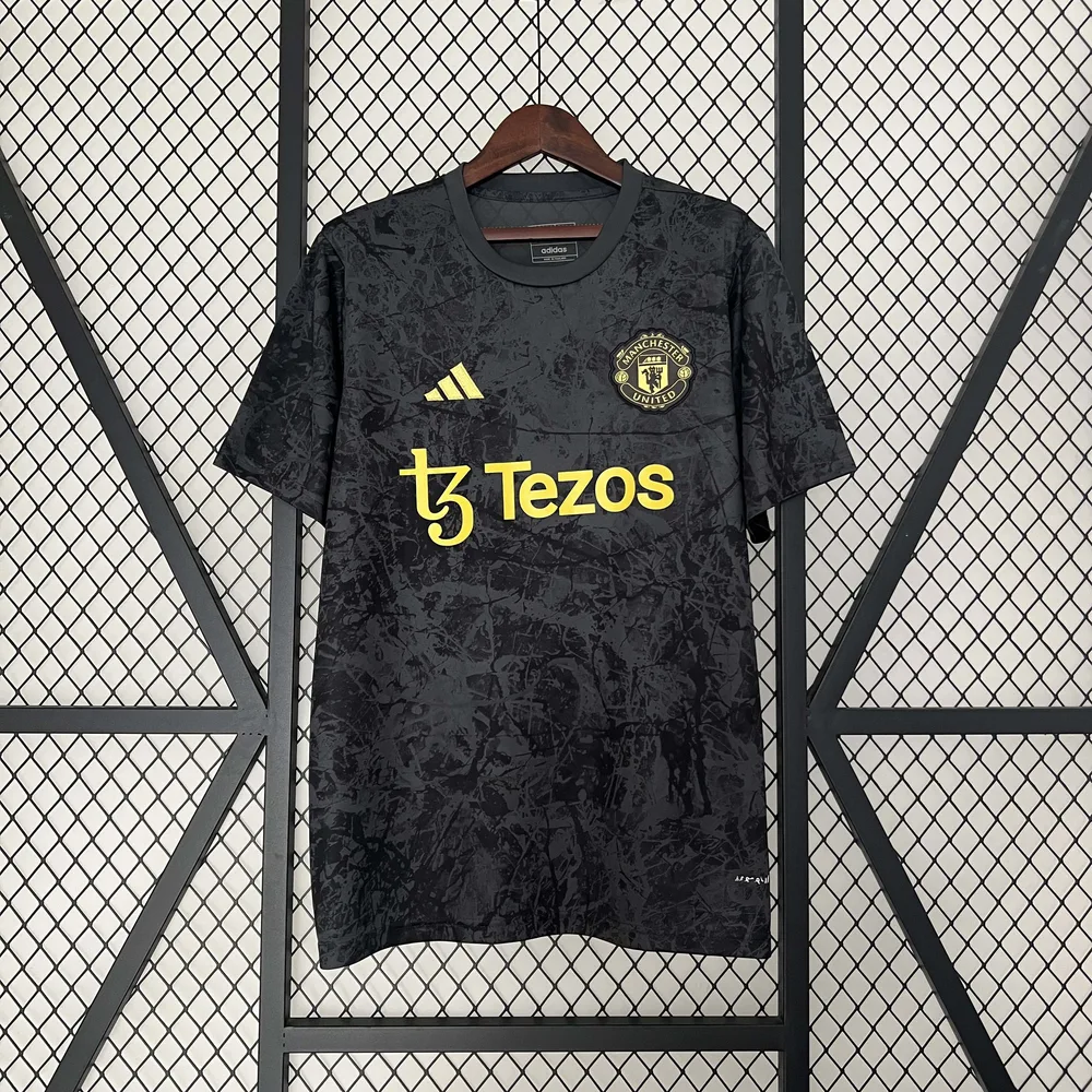 2024/2025 Camiseta de Fútbol Negra Edición Especial Manchester United  — main view