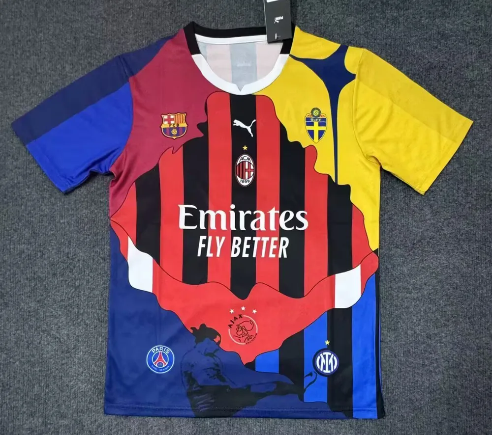 2025/2026 AC Milan Ibrahimović Commemorative Edition Football Jersey  — main view