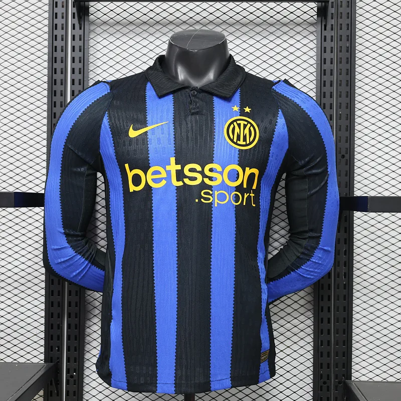 2026/2027 Mangas Longas Versão Jogador Inter Milan Casa Camisa de Futebol   — main view
