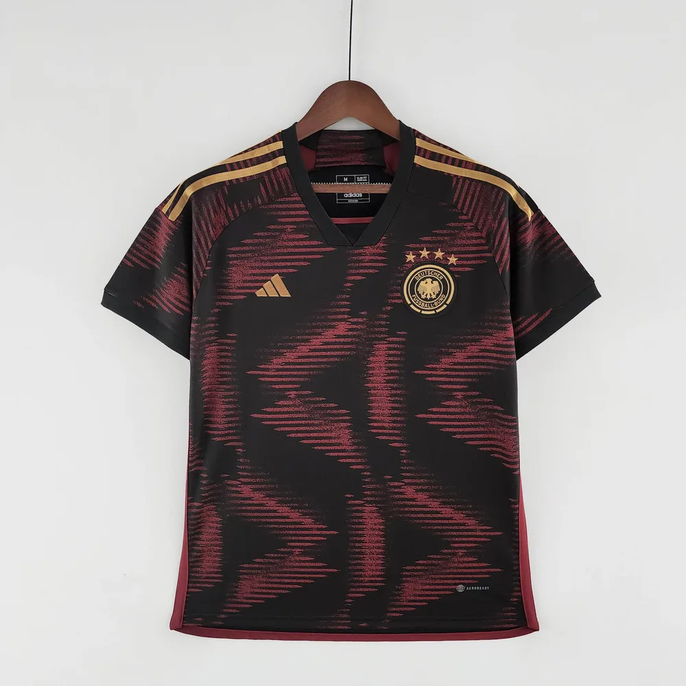Camisa de Futebol Alemanha Fora Copa do Mundo FIFA 2022 — main view