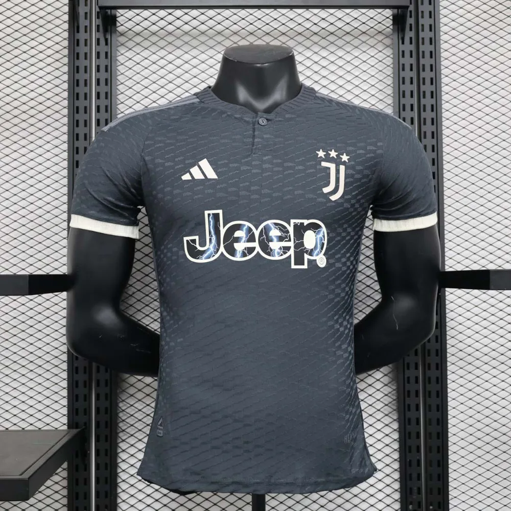 2023/2024 Spielerversion Juventus Drittauswärts Fußballtrikot  — main view