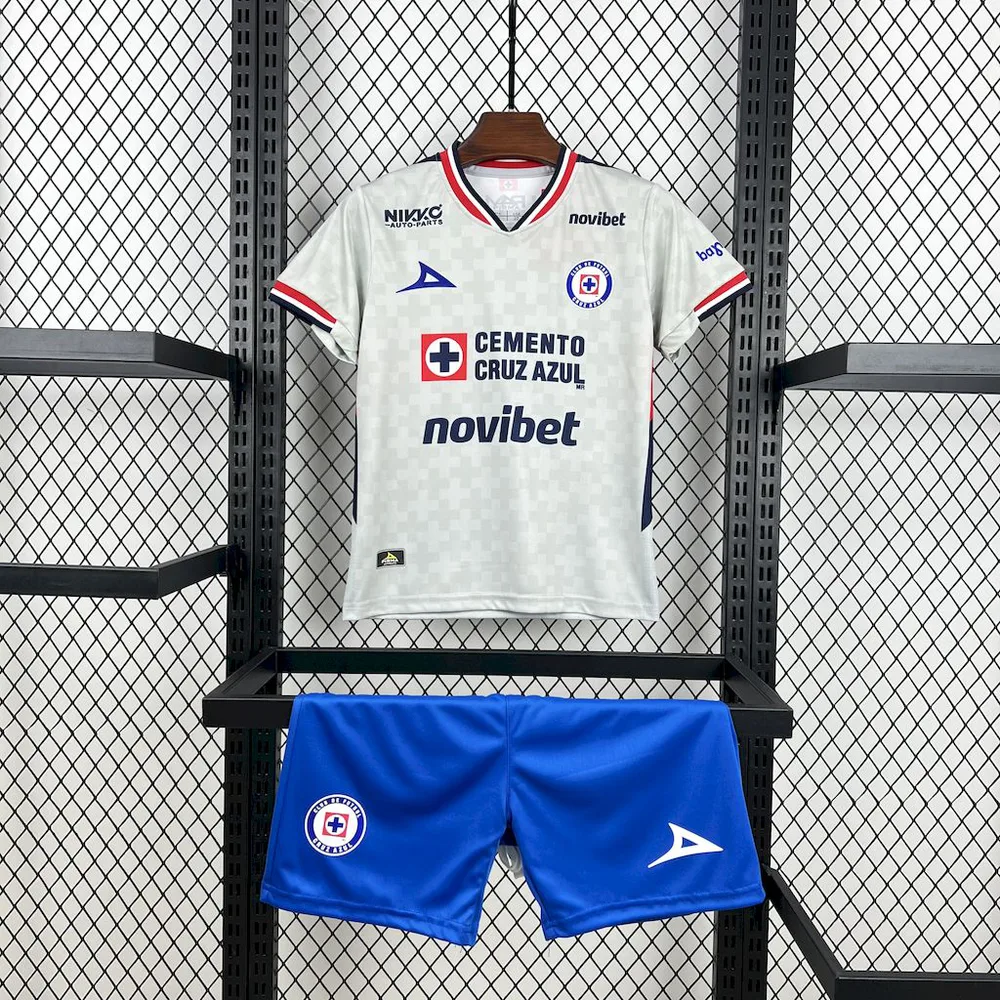 2025/2026 Camisa de Futebol Cruz Azul Visitante  Tamanho Infantil — main view