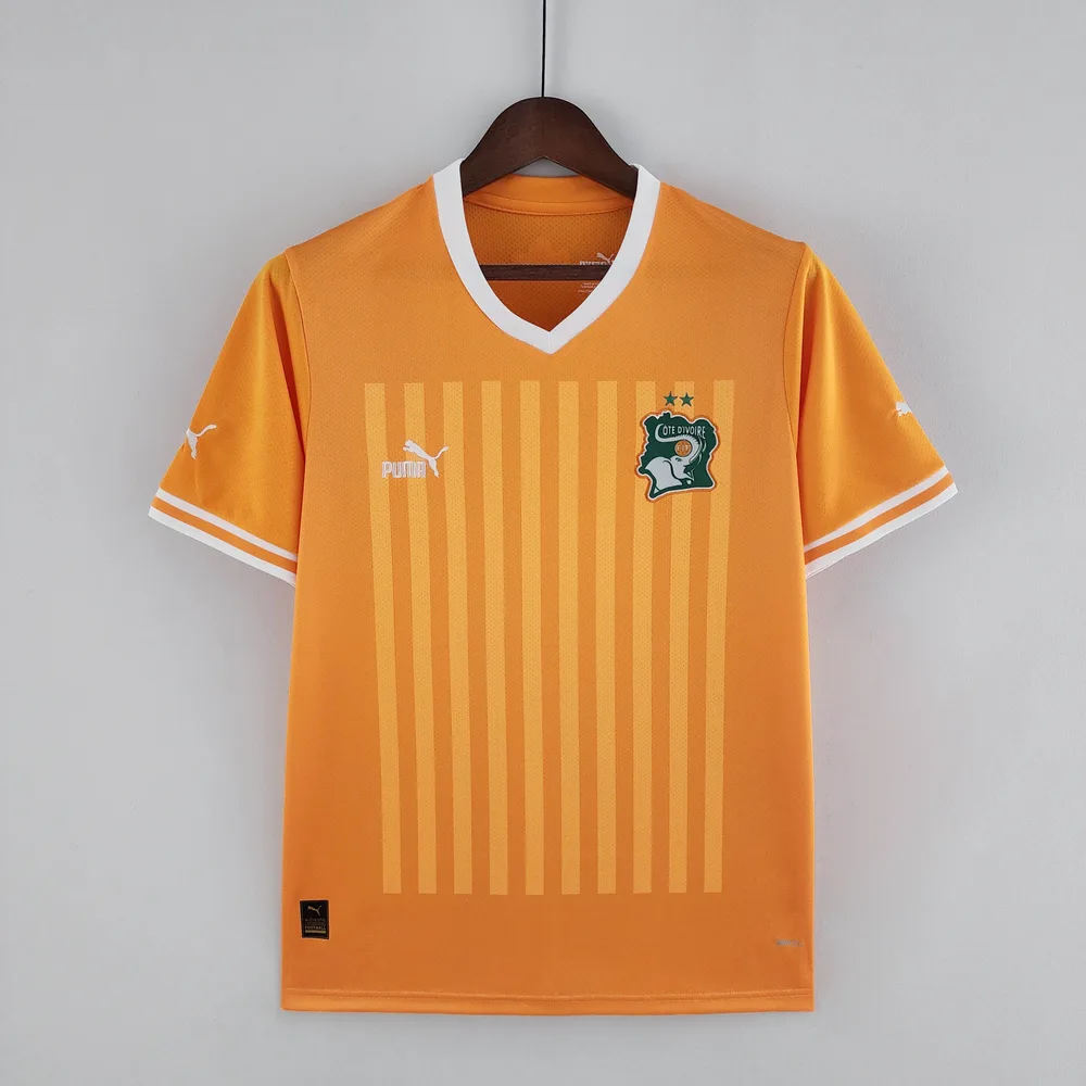 Camisa de Futebol 2022 Costa do Marfim Home — main view