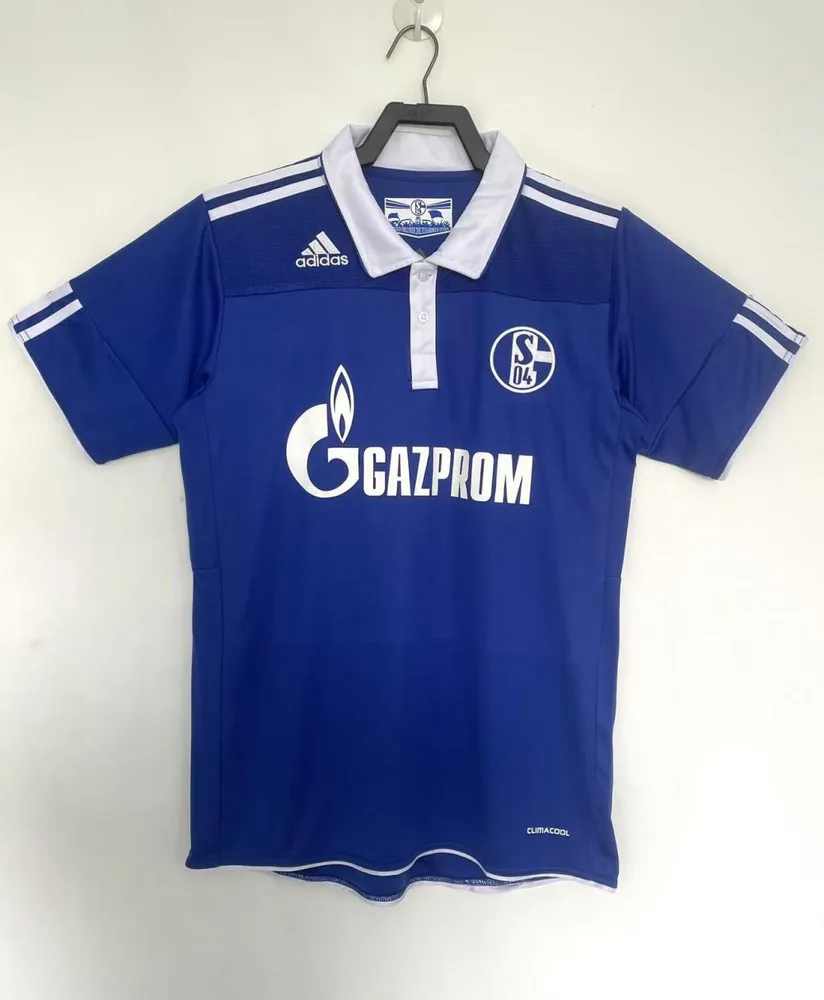 2010-2011 Retro Schalke 04 Heimfußballtrikot  — main view