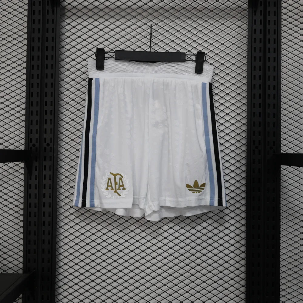 Pantalón corto blanco local de la Selección Argentina 2026 Versión Jugador AAA calidad aficionado — main view
