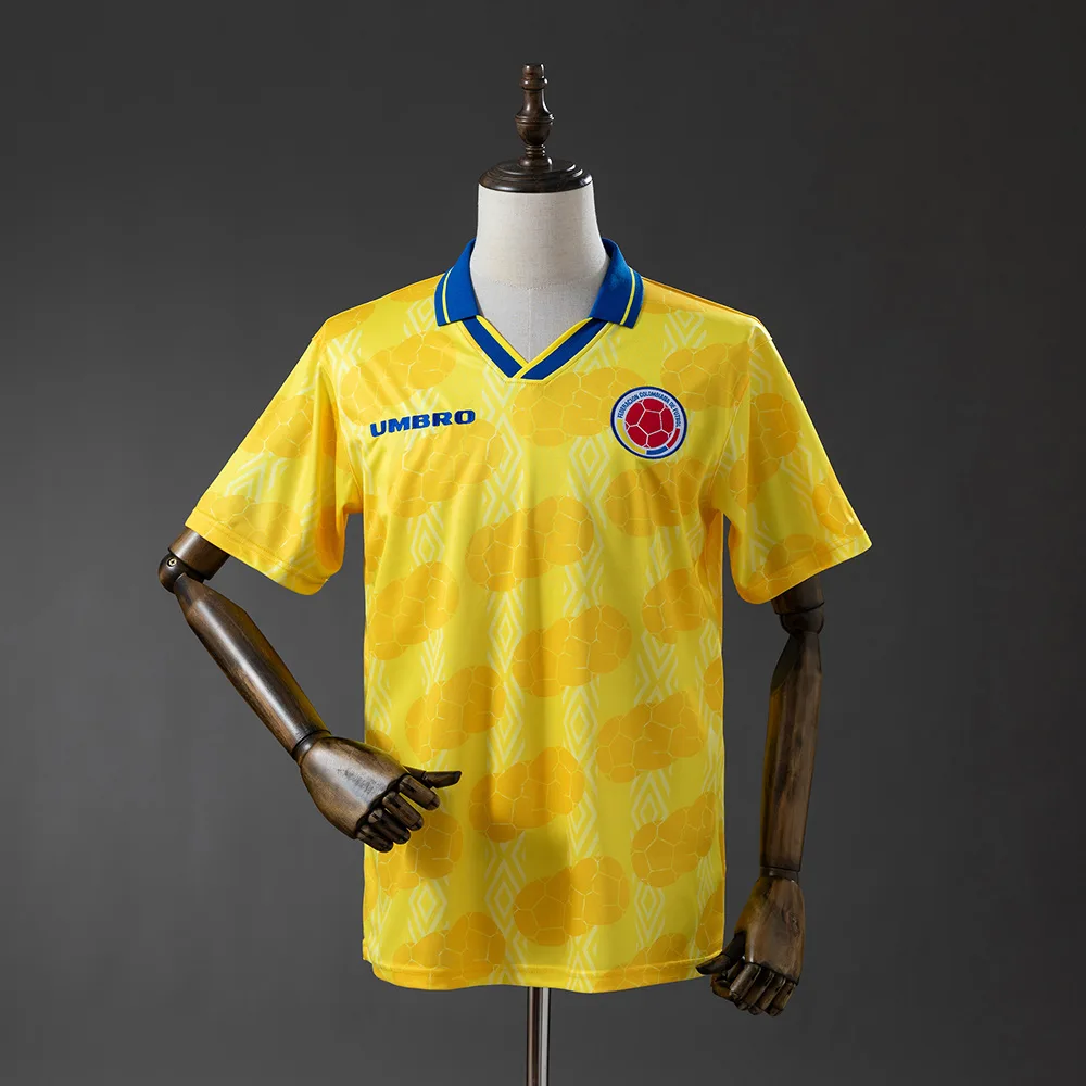 1994 Rétro Colombie Maillot Domicile AAA qualité fan — main view