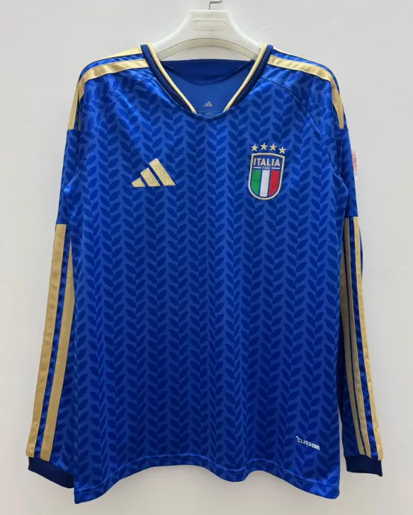 2026 Long Sleeve Italy Home Football Jersey  — main view