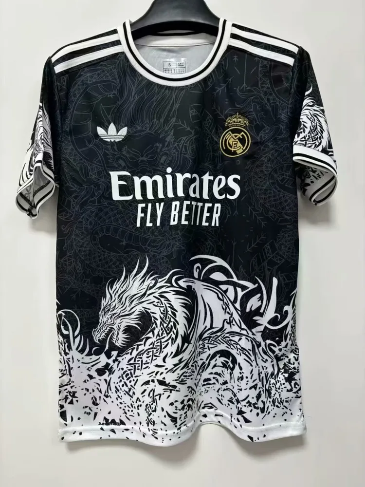 2025/2026 Camiseta Cuello Redondo Dragón Blanco Real Madrid  — main view