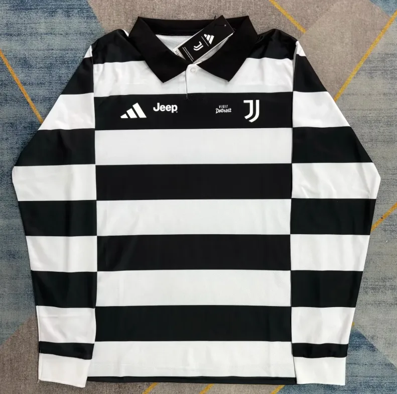 Camisa de Futebol Manga Longa Fourth Away Juventus (Versão com Propaganda) 2025/2026 -   — main view