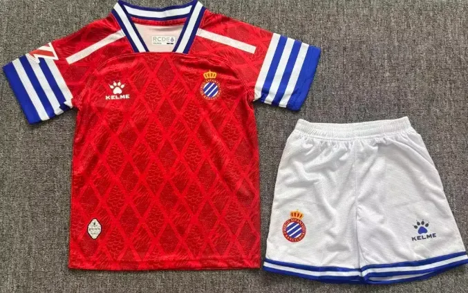2026/2027 RCD Espanyol Away Football Jersey  Quality Thai Kids Size — main view