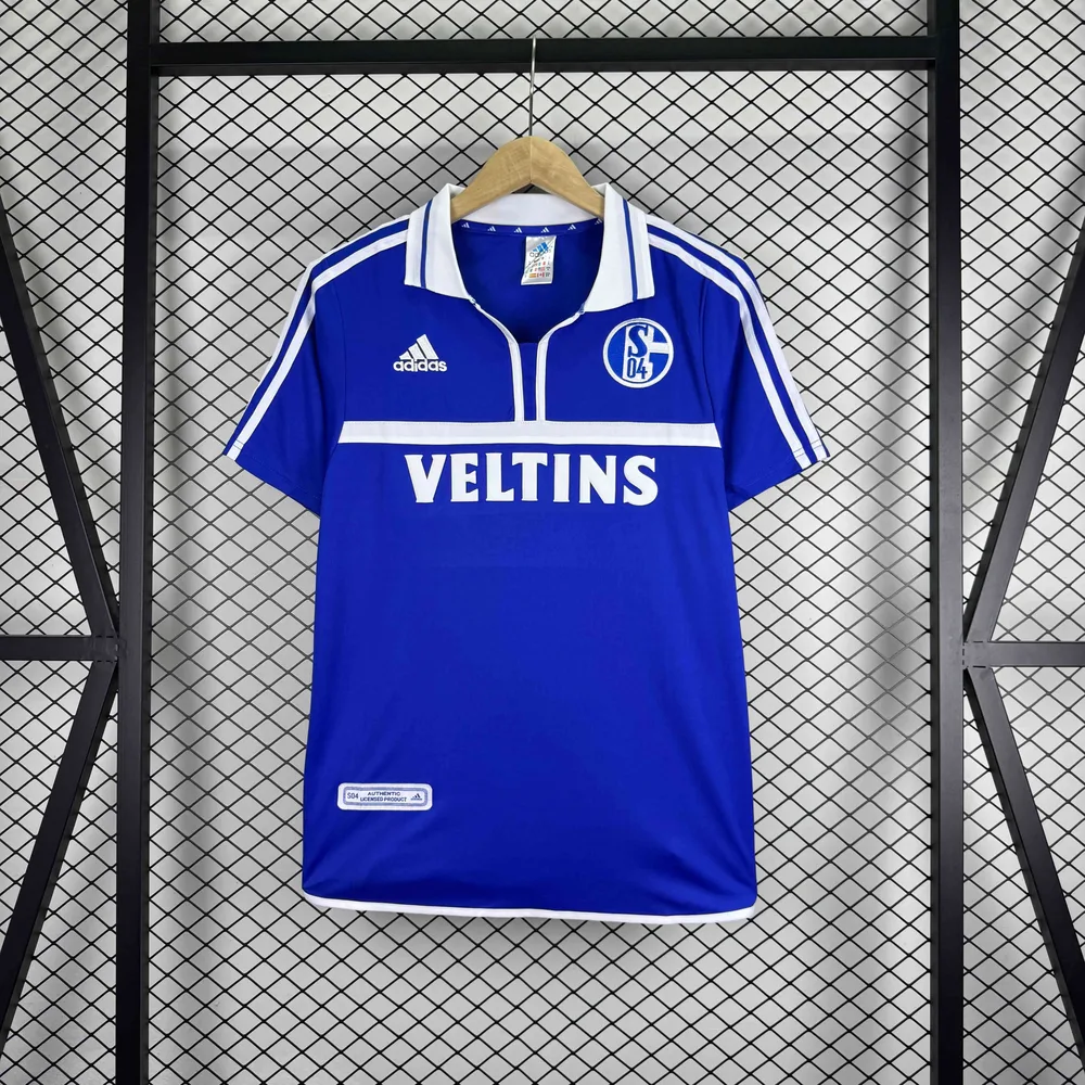 2000/2002 Retro Schalke 04 Home Football Jersey   — main view