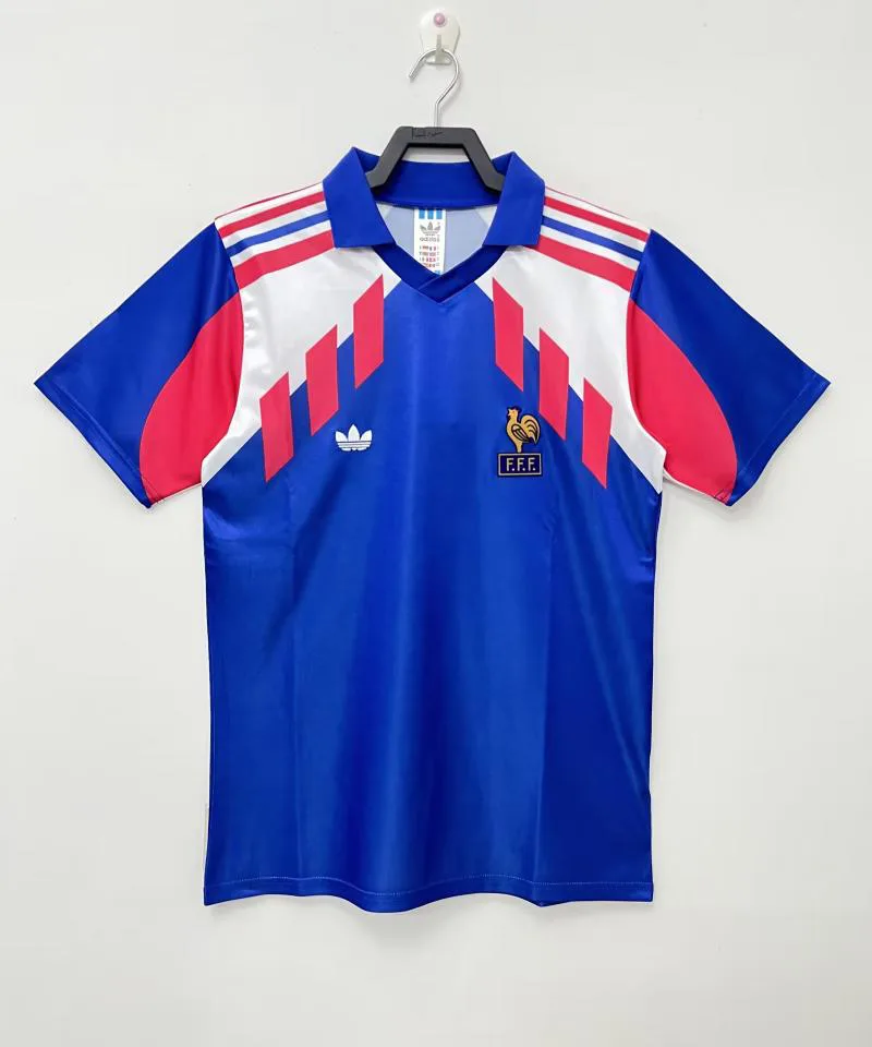 1990 Retro France Home Football Shirt  — main view