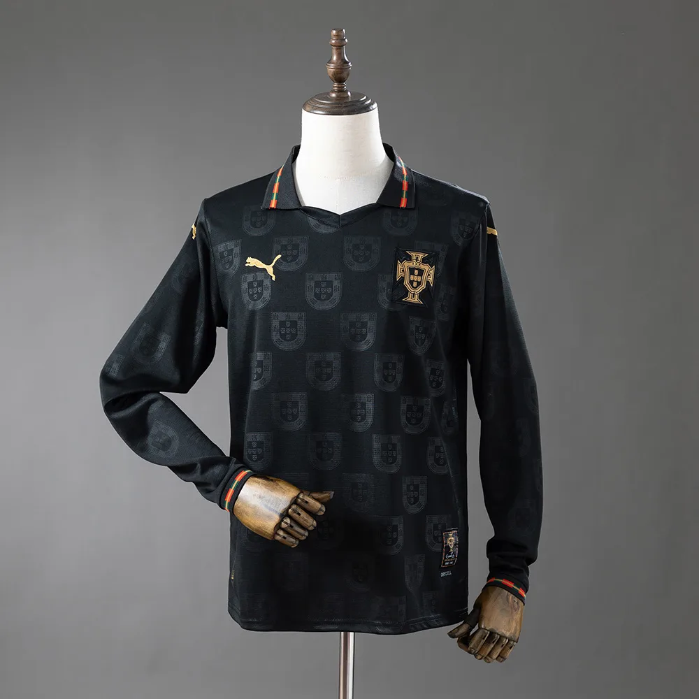 2026 Manga Larga Portugal Pantera Negra Camiseta AAA calidad fan — main view