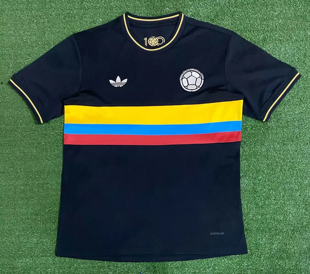 2024 Colombia 100th anniversary edition Black Football Shirt  — main view