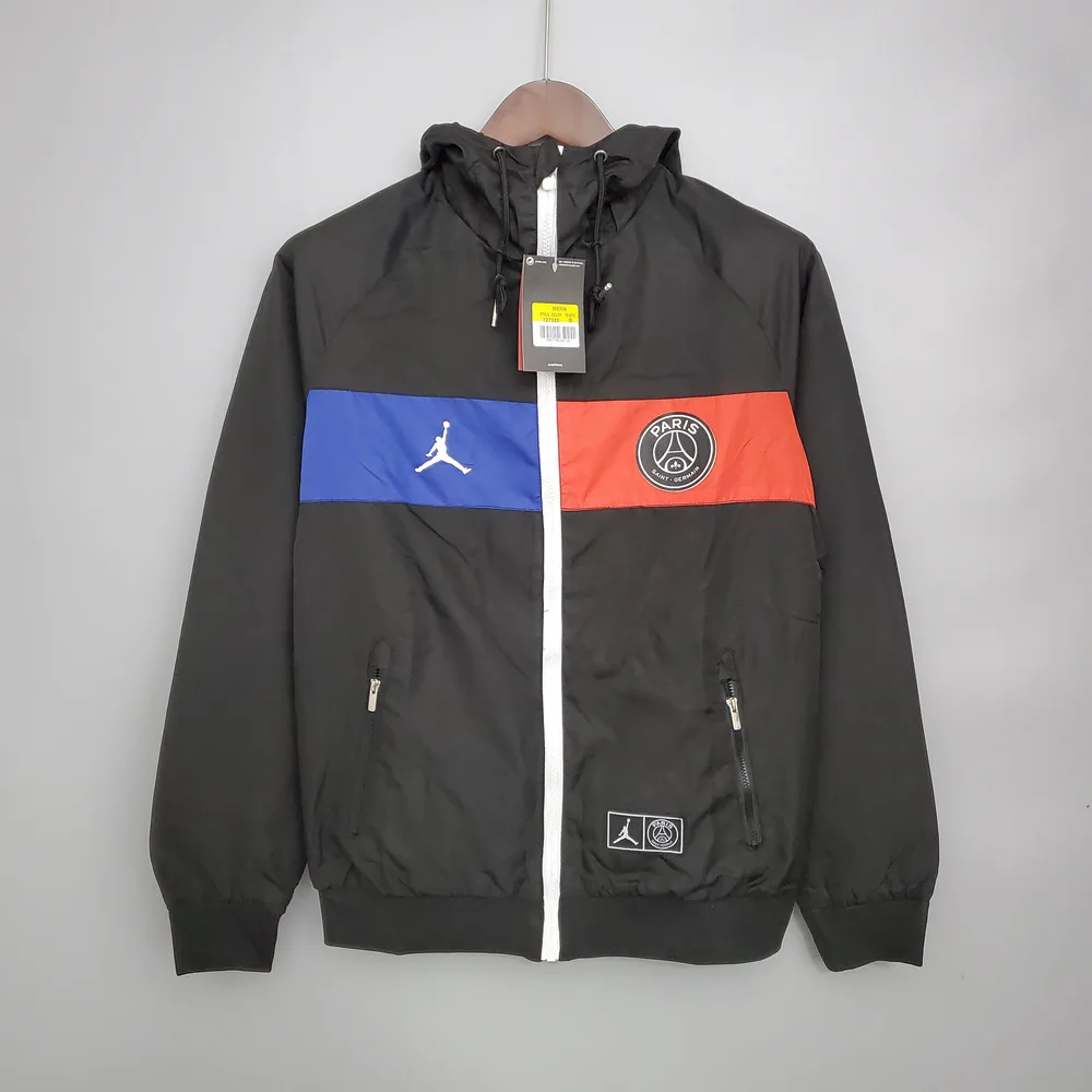 2021 Windbreaker Psg Paris Saint-Germain Black — main view