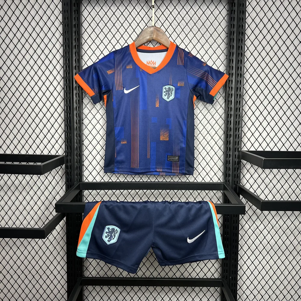 2024 Netherlands Away Football Shirt  Kids Size — main view