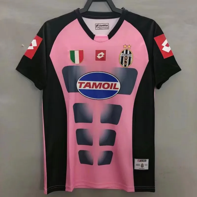 2002/2003 Retro Juventus Camisa de Futebol Rosa  — main view