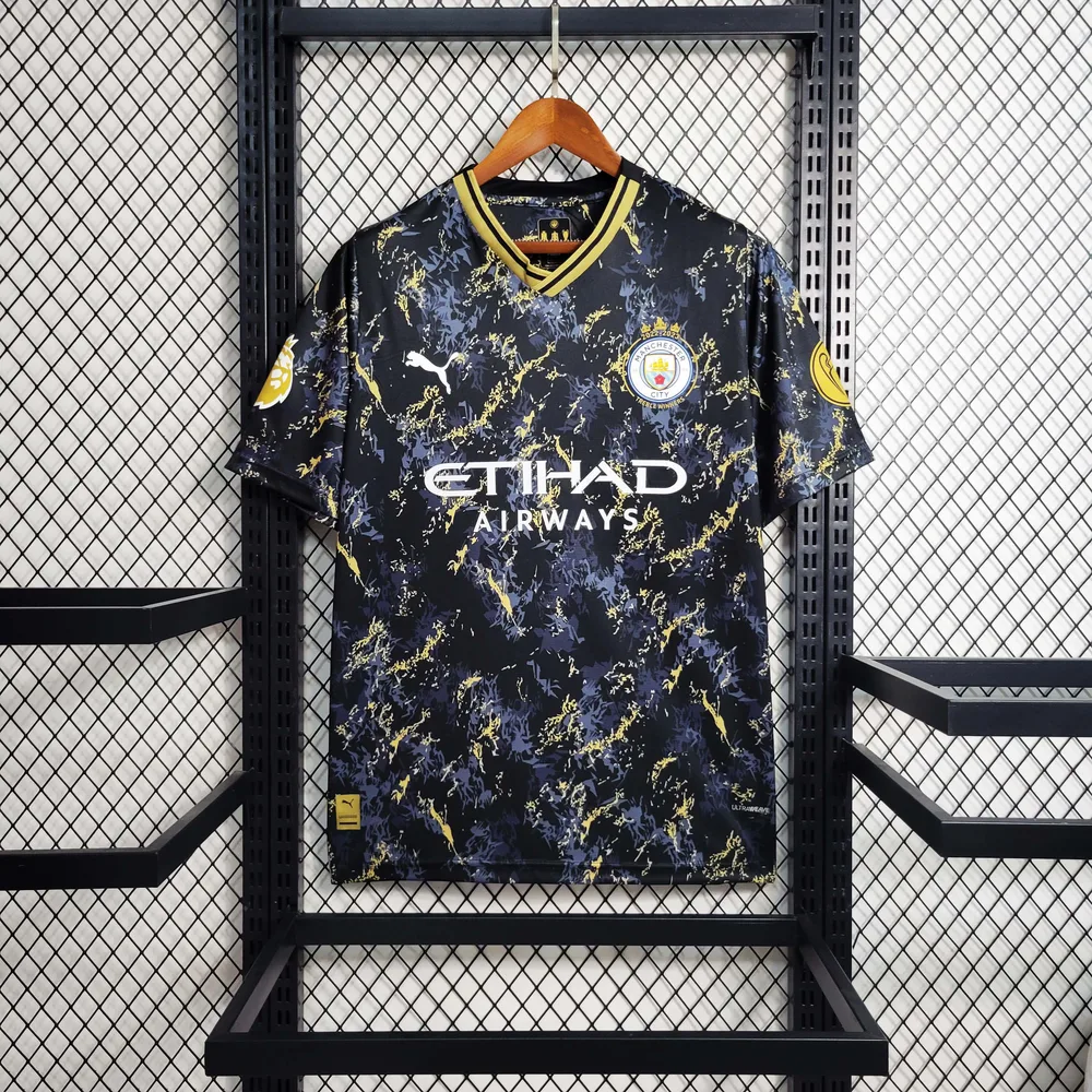 Camiseta de Fútbol Negra Edición Especial Manchester City 2023/2024  — main view