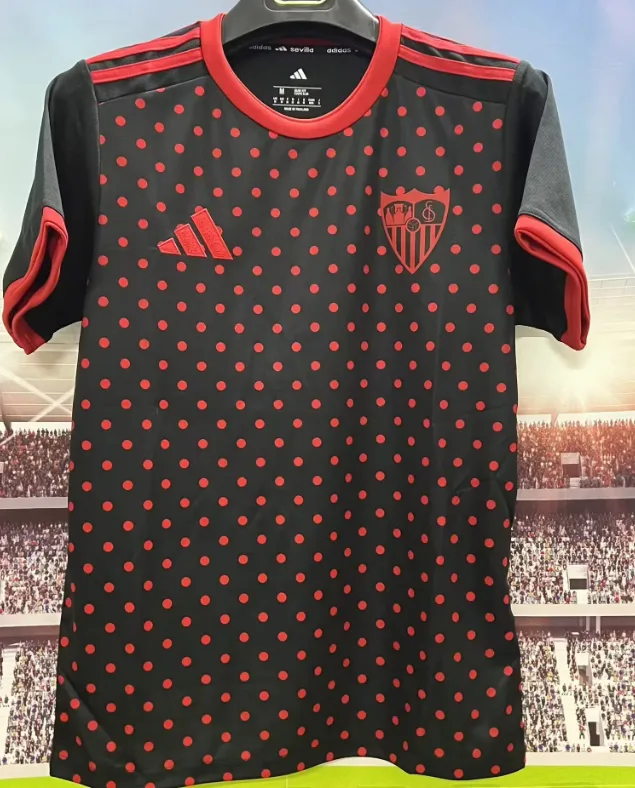 2025/2026 Sevilla Training Suit black Football Shirt  — main view