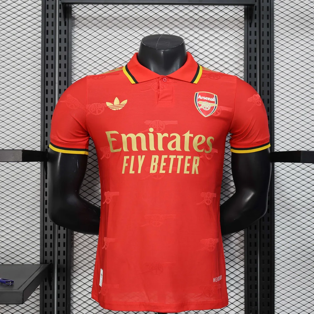 2025/2026 Spielerversion Arsenal Sonderedition Rot Fußballtrikot  — main view