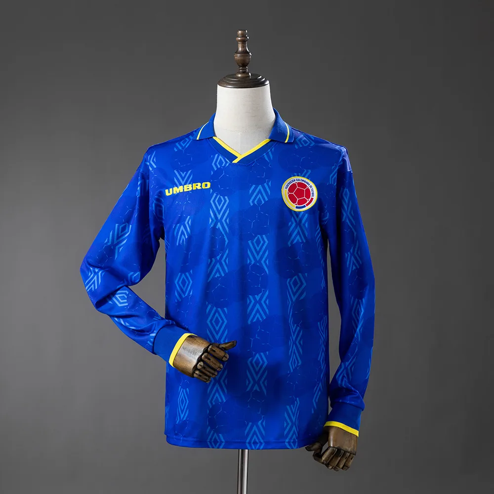 1994 Retro Colombia Away Long-sleeved Jersey  — main view
