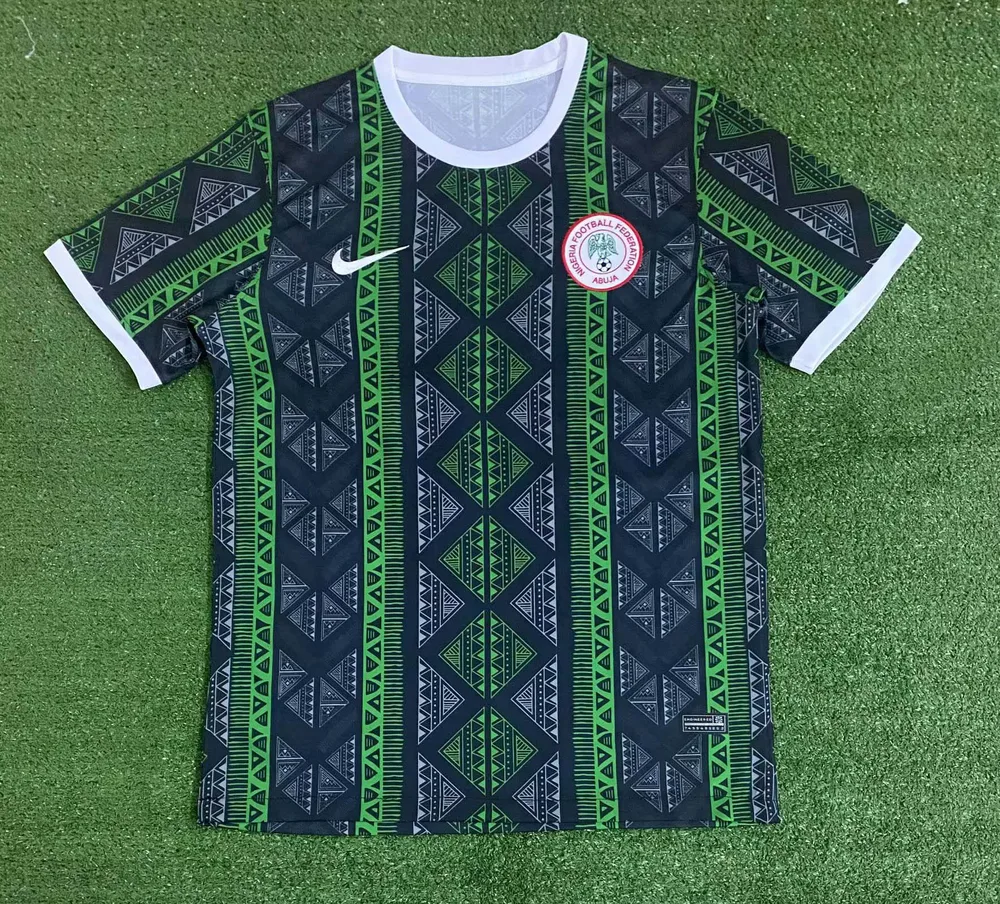 2023 Nigeria National Team Special Edition Green Football Shirt  — main view