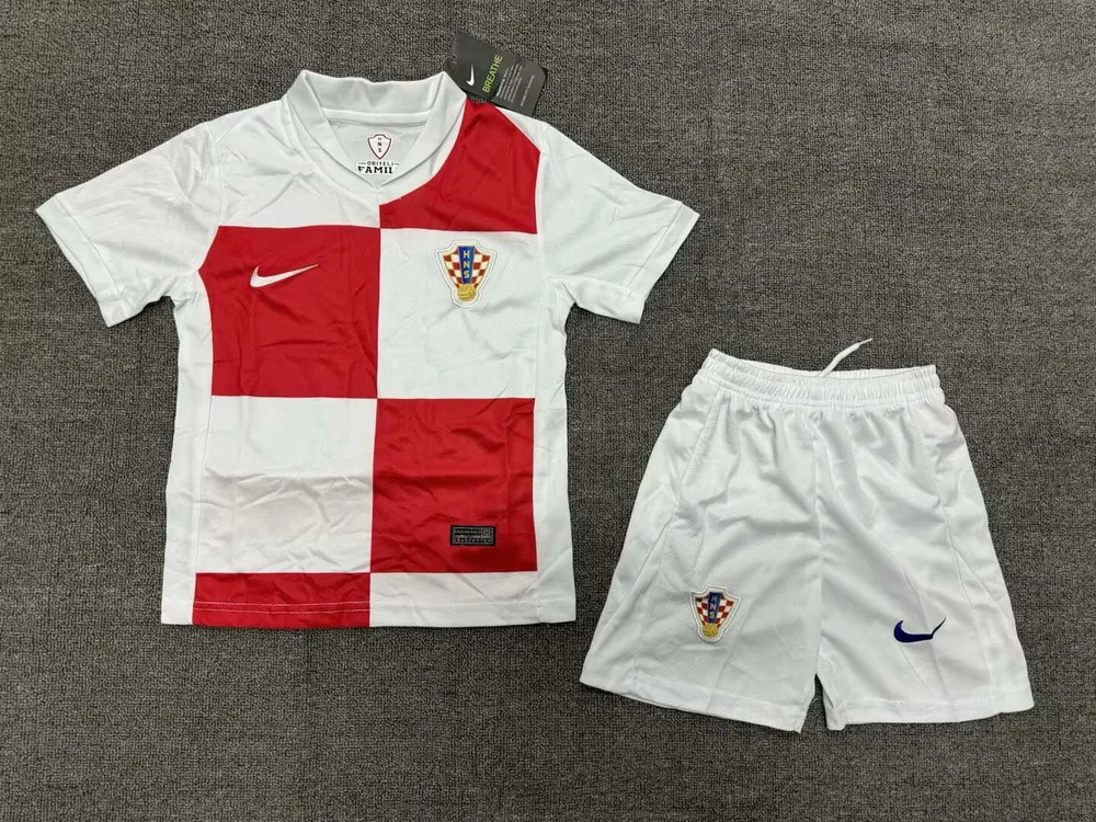 Camisa de Futebol Home da Seleção Croata 2024  Tamanho Infantil — main view