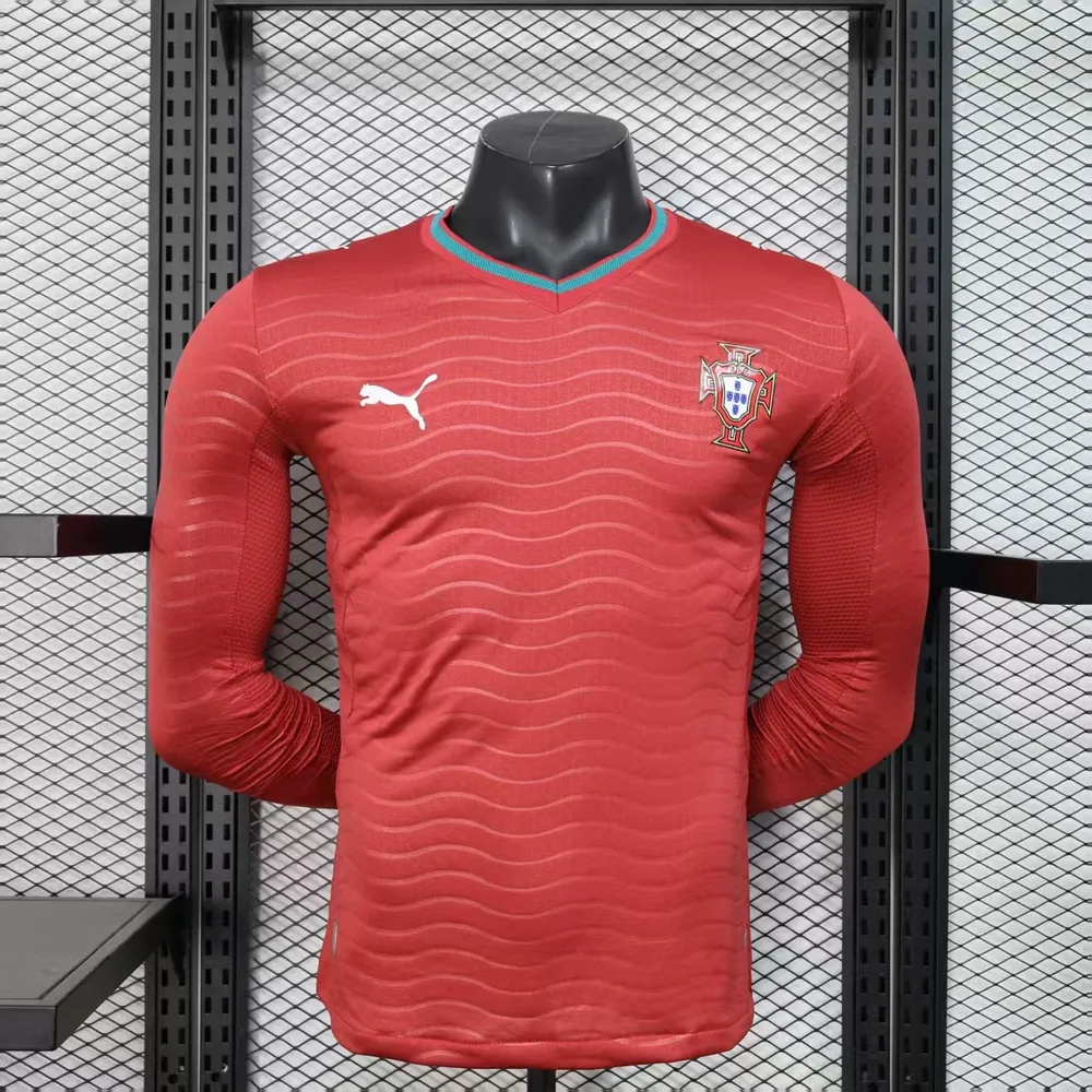 2026 Player Version Long Sleeve Portugal Home Football Shirt  — main view