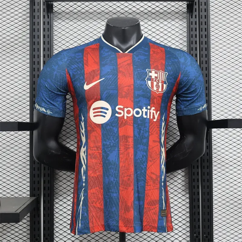 2024/2025 Maillot Version Joueur Édition Spéciale Rayures Barcelona  — main view