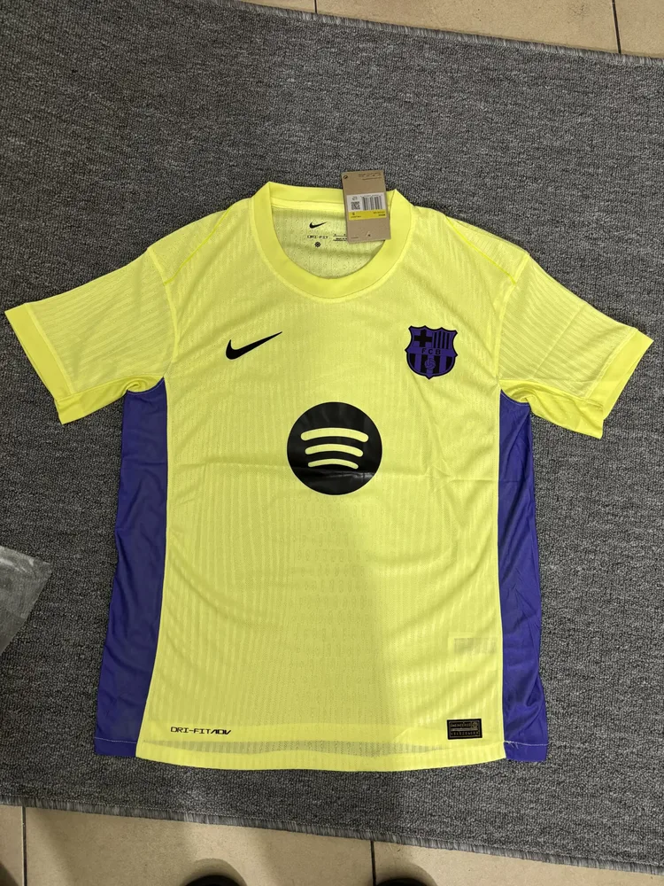 2025/2026 Barcelona Auswärts Gelb Fußballtrikot  — main view