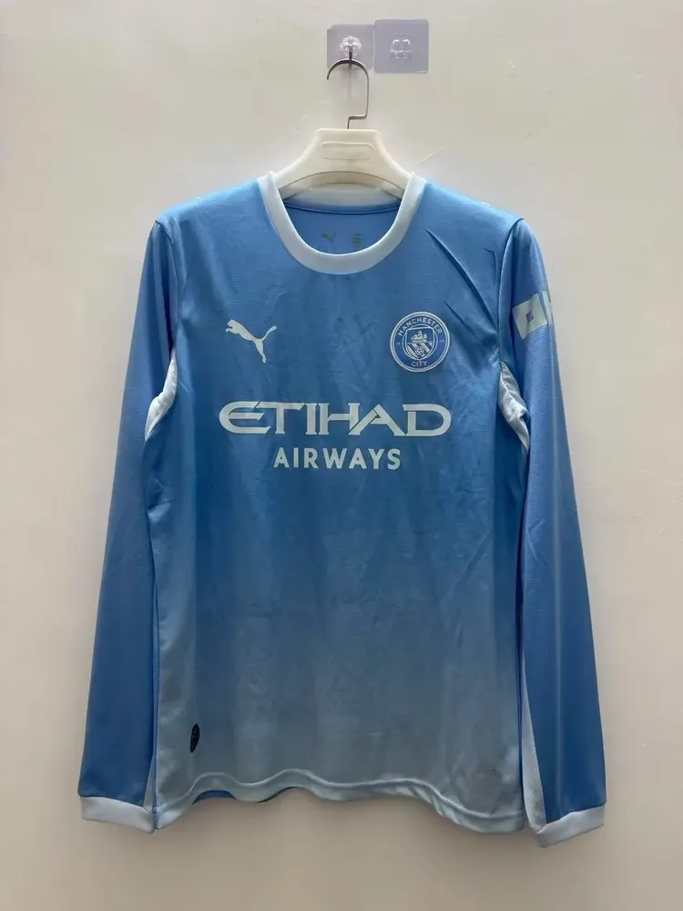 2026/2027 Langarm Manchester City Heim Fußballtrikot   — main view