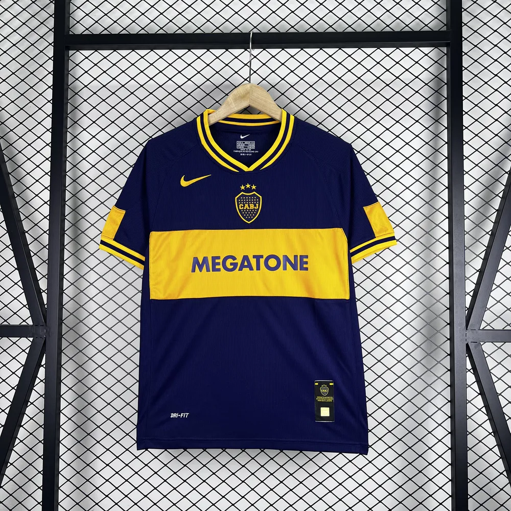 2006/2007 Retro Boca Juniors Heim Fußballtrikot   — main view