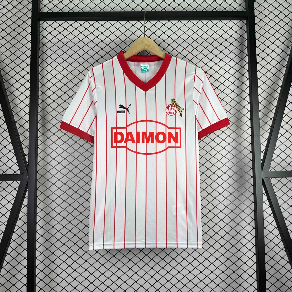 1985/1986 Retro FC Köln Home Football Jersey   — main view