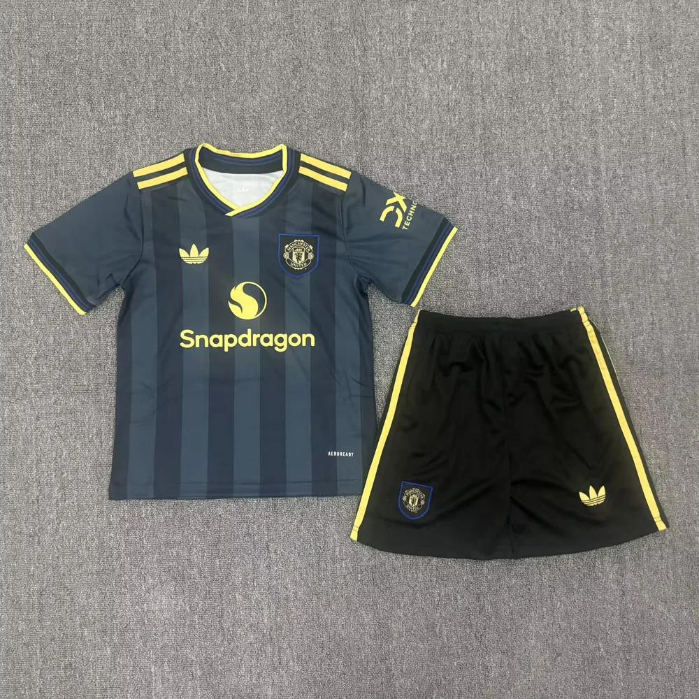 Camisa de Futebol Manchester United Third Away 2025/2026 Tamanho Infantil Qualidade Tailândia — main view