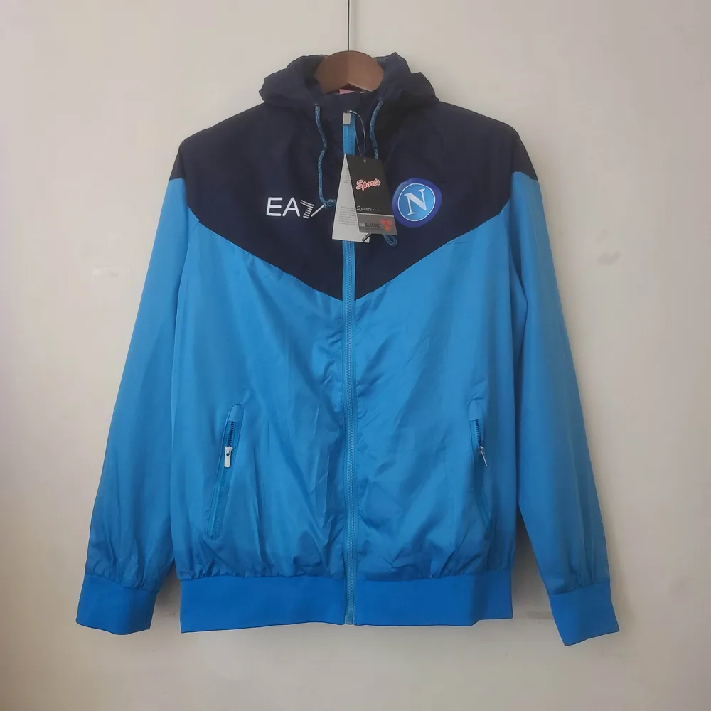 2022/2023 Napoli Windbreaker Blau — main view