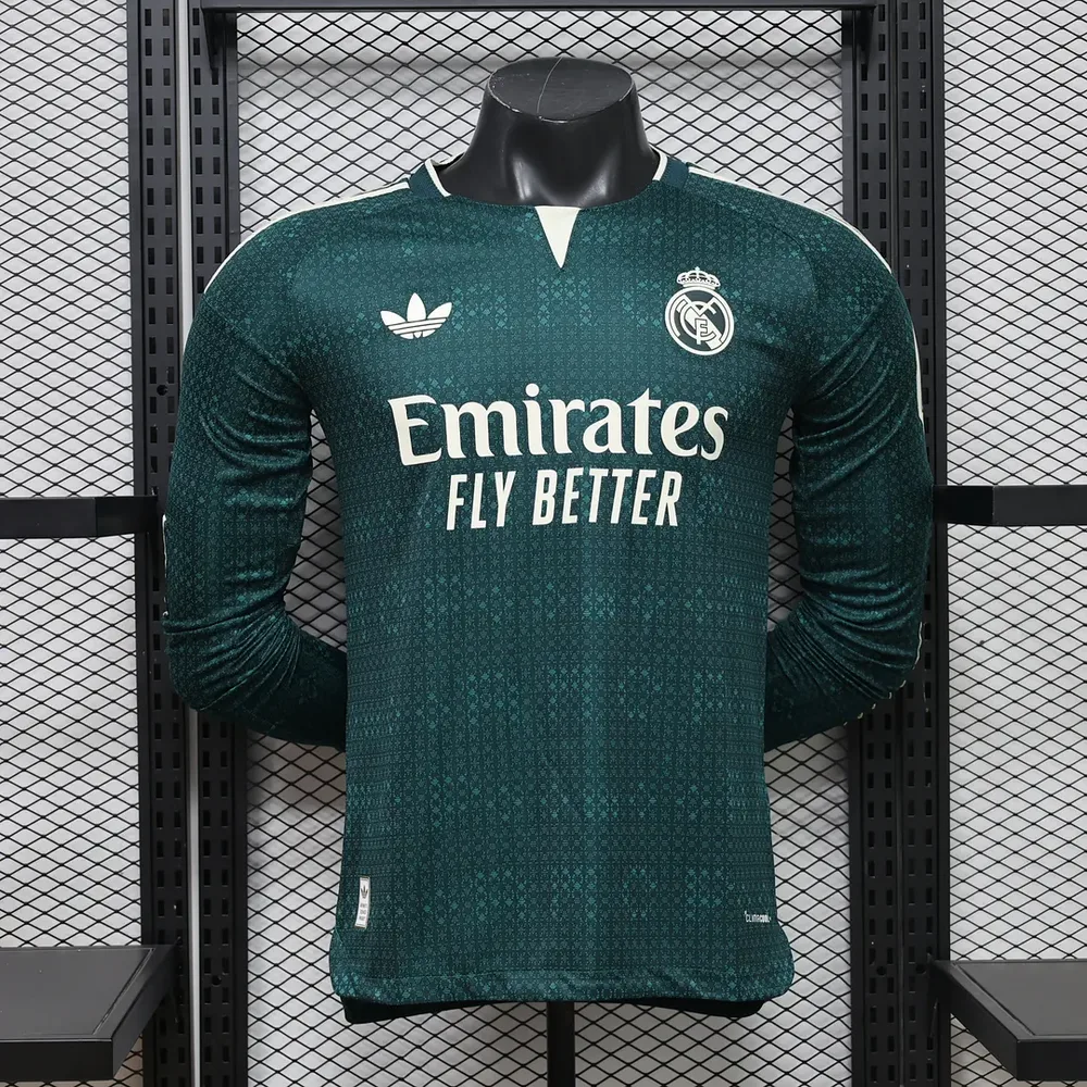 Camiseta de fútbol de manga larga de Real Madrid 2026/2027 Visitante Versión Jugador   — main view